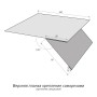 Верхняя планка крепление саморезами (крепление саморезами)Топ Фальц